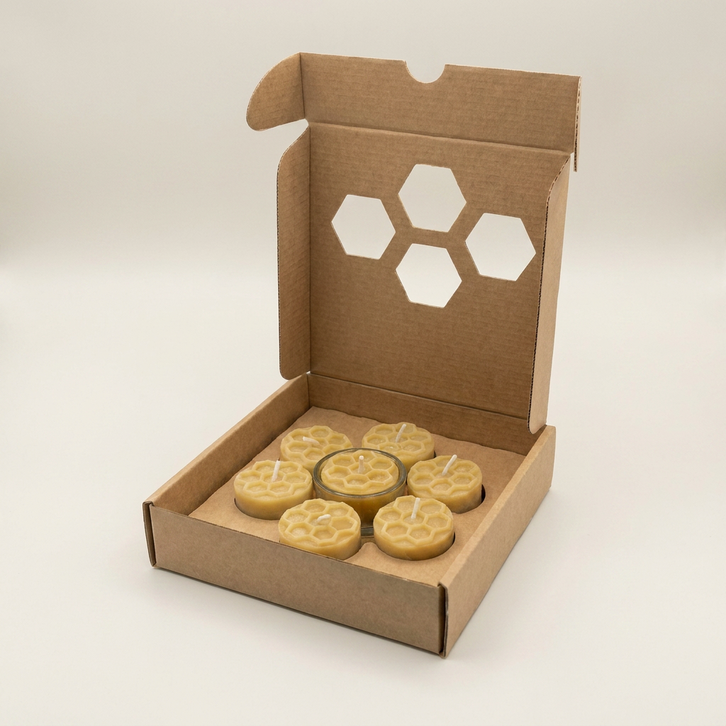 Bienenwachs Teelichter Set